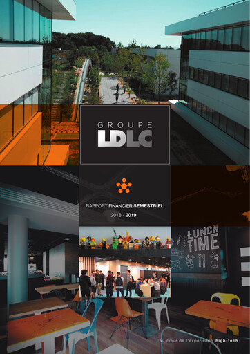 Miniature Groupe LDLC Rapport semestriel 2018-2019