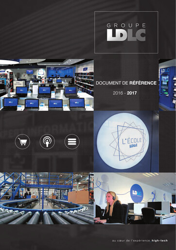 Miniature Groupe LDLC Document d'enregistrement universel 2016-2017