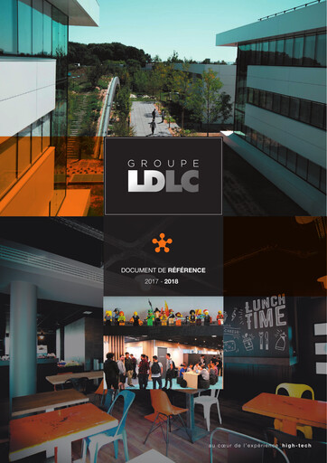 Miniature Groupe LDLC Document d'enregistrement universel 2017-2018