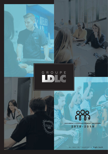 Miniature Groupe LDLC Document d'enregistrement universel 2018-2019