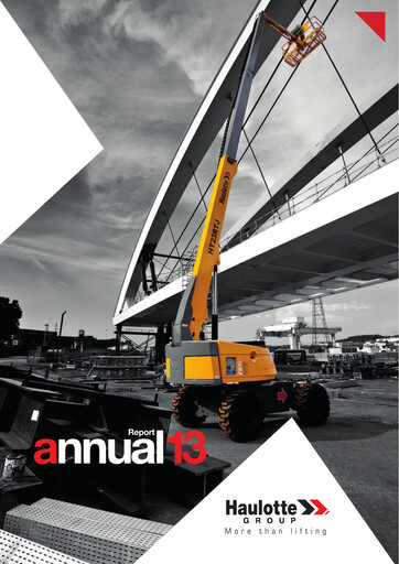 Thumbnail Haulotte Group Annual Report 2013