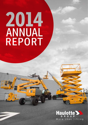 Thumbnail Haulotte Group Annual Report 2014