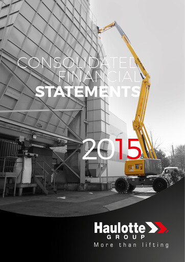 Thumbnail Haulotte Group Financial Statement 2015