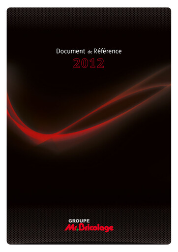 Thumbnail Mr.Bricolage Universal Registration Document 2012