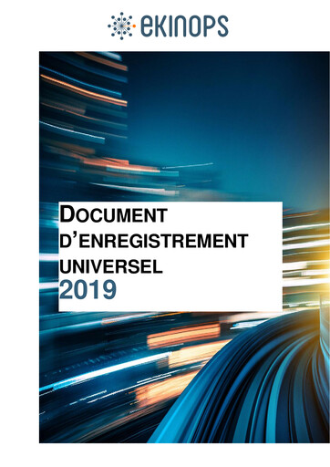 Thumbnail Ekinops Universal Registration Document 2019