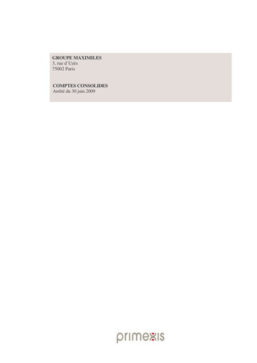 Thumbnail Bilendi SA Financial Report 2009-h1