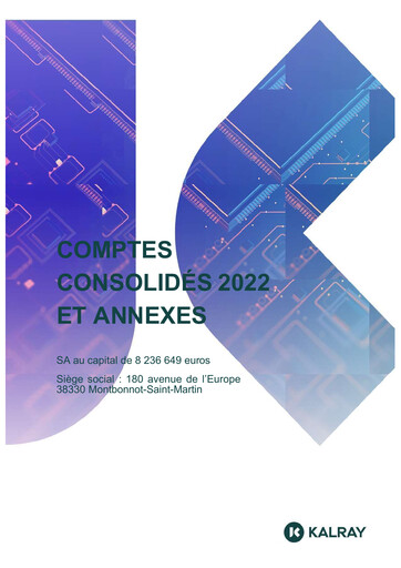 Thumbnail Kalray Financial Statement 2022