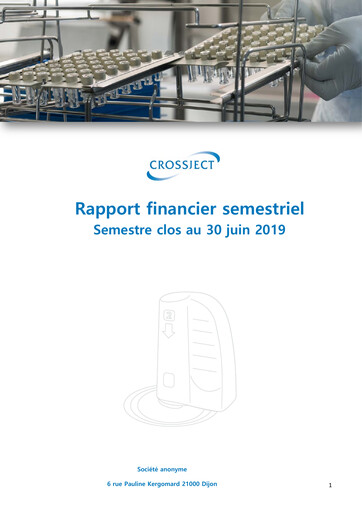 Thumbnail Crossject Half-year Report 2019-h1