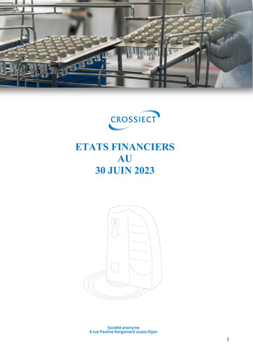 Thumbnail Crossject Half-year Report 2023-h1