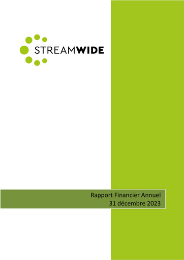 Miniature Streamwide Rapport annuel 2023