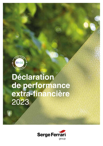 Thumbnail SergeFerrari Group ESG Report 2023
