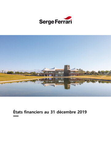 Thumbnail SergeFerrari Group Financial Statement 2019