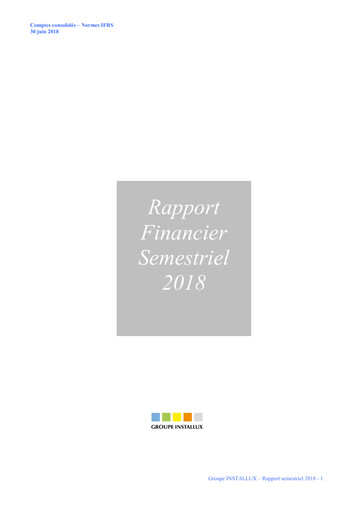 Thumbnail Installux S.A. Half-year Report 2018-h1