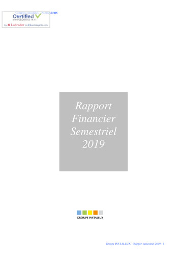 Thumbnail Installux S.A. Half-year Report 2019-h1