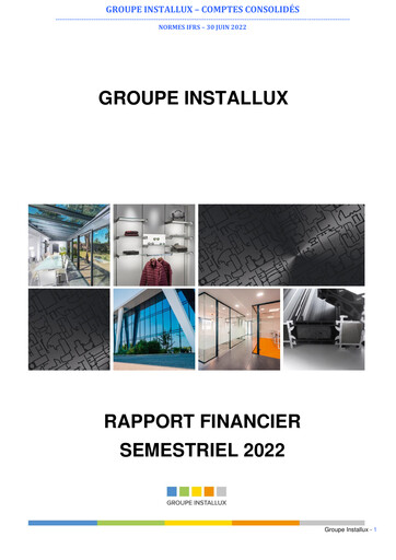 Thumbnail Installux S.A. Half-year Report 2022-h1