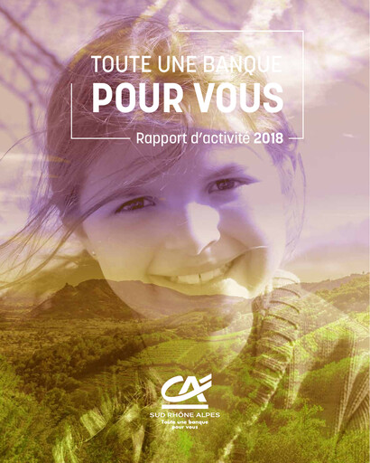Miniature Caisse Régionale de Crédit Agricole Mutuel Sud Rhône Alpes Rapport annuel 2018