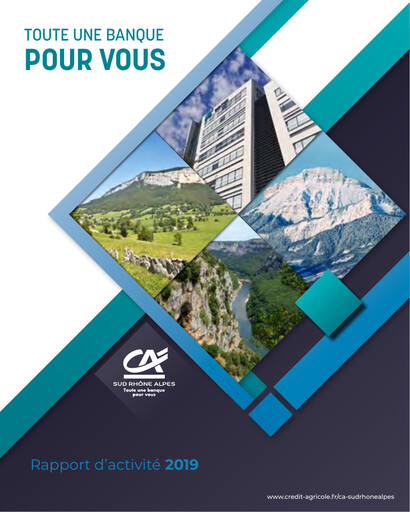 Miniature Caisse Régionale de Crédit Agricole Mutuel Sud Rhône Alpes Rapport annuel 2019