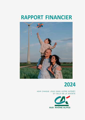 Miniature Caisse Régionale de Crédit Agricole Mutuel Sud Rhône Alpes Rapport financier 2024