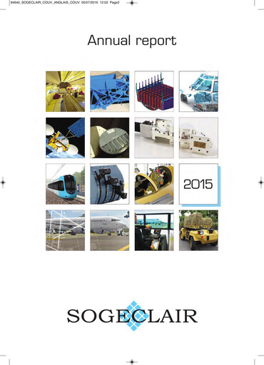 Thumbnail Sogeclair Annual Report 2015