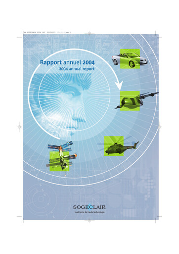 Thumbnail Sogeclair Annual Report 2004