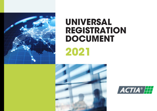 Thumbnail ACTIA Group Universal Registration Document 2021