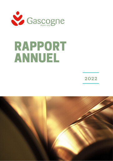 Thumbnail Gascogne Groupe Annual Report 2022