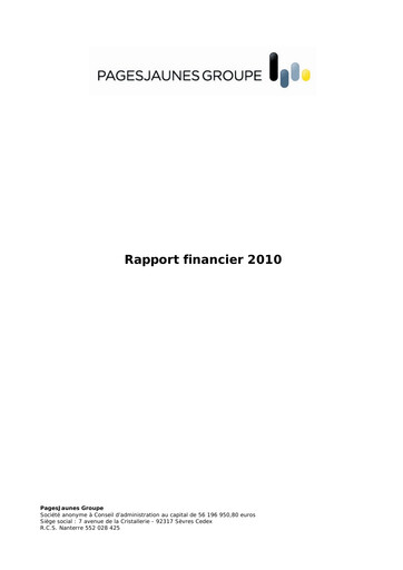 Thumbnail Solocal Group Financial Report 2010