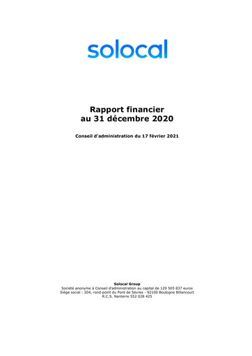 Thumbnail Solocal Group Financial Report 2020