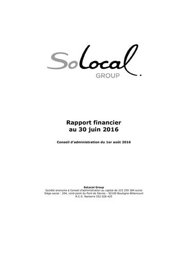 Thumbnail Solocal Group Half-year Report 2016-h1