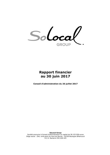 Thumbnail Solocal Group Half-year Report 2017-h1