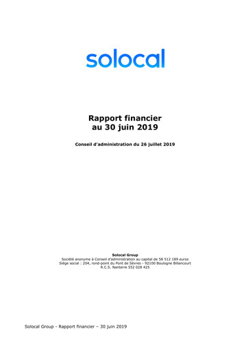 Thumbnail Solocal Group Half-year Report 2019-h1