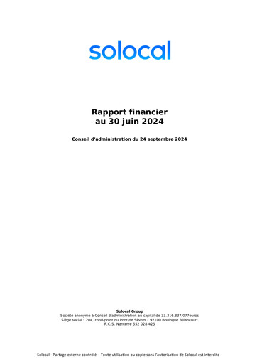 Thumbnail Solocal Group Half-year Report 2024-h1