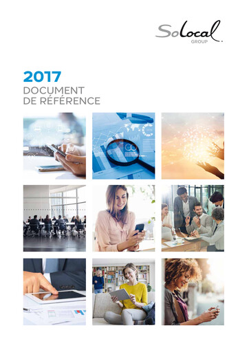 Vorschaubild Solocal Group Universelles Registrierungsdokument 2017