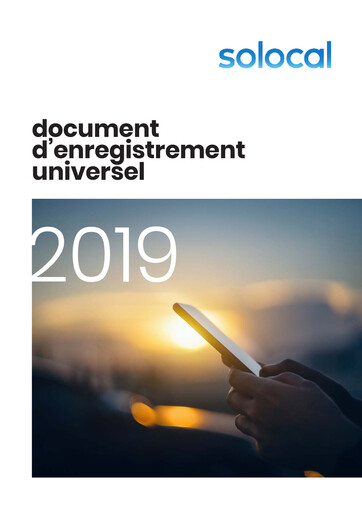 Vorschaubild Solocal Group Universelles Registrierungsdokument 2019