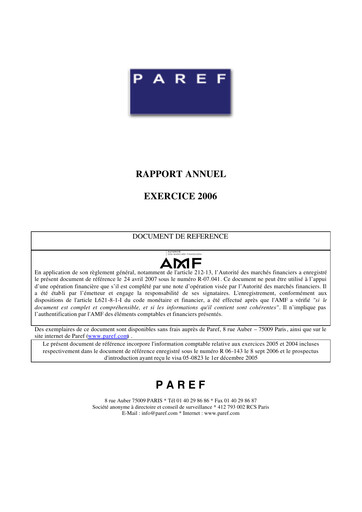 Thumbnail Paref SA Universal Registration Document 2006
