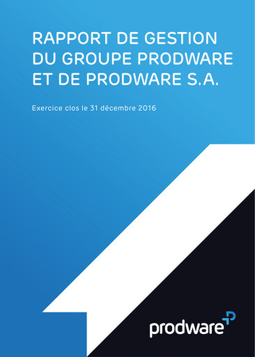 Thumbnail Prodware Annual Report 2016