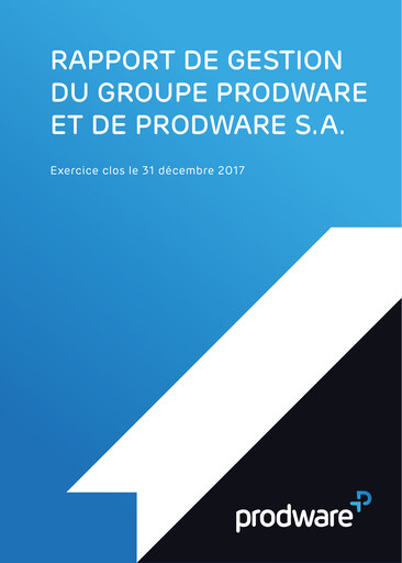 Thumbnail Prodware Annual Report 2017