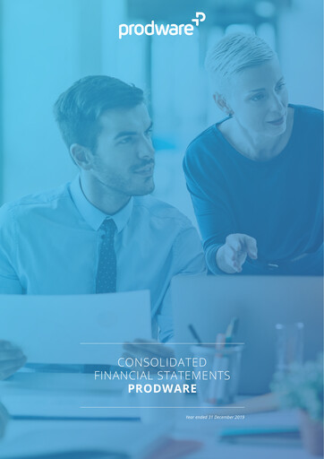 Vorschaubild Prodware Finanzmitteilung 2019