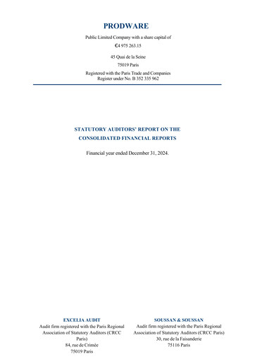 Vorschaubild Prodware Finanzmitteilung 2024