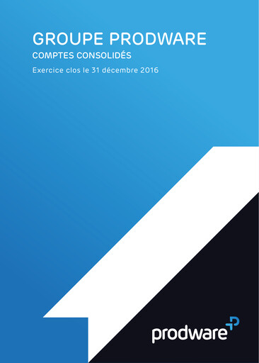 Vorschaubild Prodware Finanzmitteilung 2016