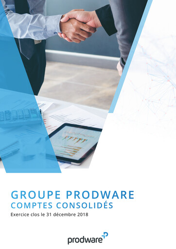 Vorschaubild Prodware Finanzmitteilung 2018