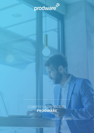 Vorschaubild Prodware Finanzmitteilung 2020