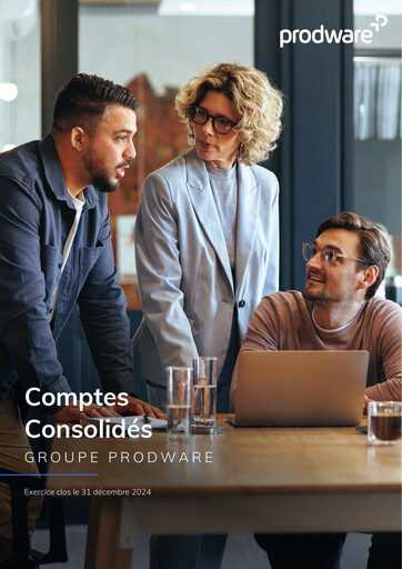 Vorschaubild Prodware Finanzmitteilung 2024