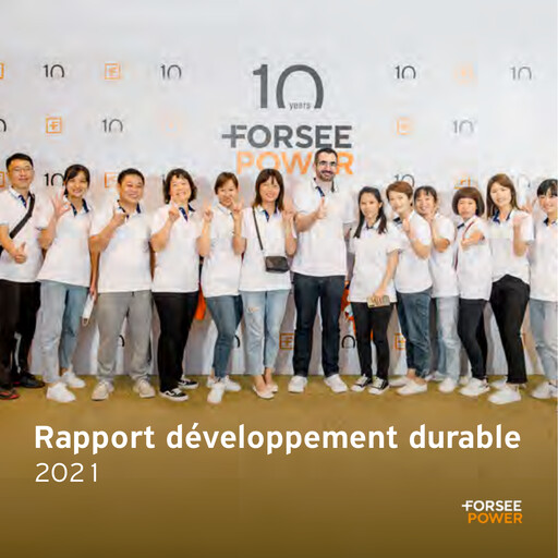 Thumbnail Forsee Power Sustainability Report 2021