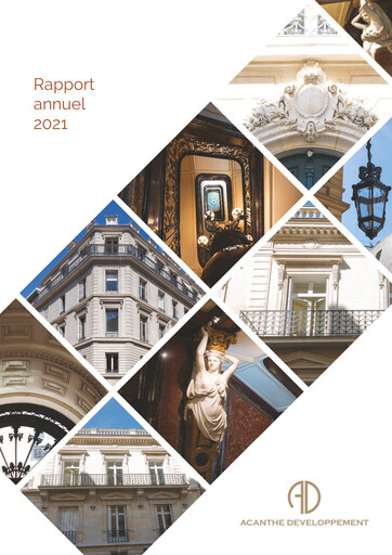 Miniature Acanthe Développement Rapport annuel 2021