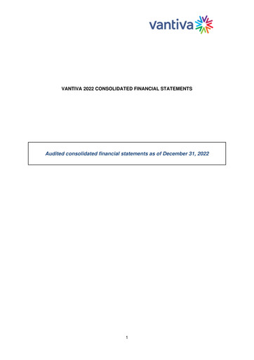 Thumbnail Vantiva Financial Statement 2022