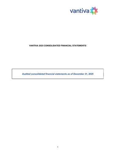 Thumbnail Vantiva Financial Statement 2025