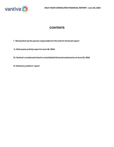 Thumbnail Vantiva Half-year Report 2024-h1
