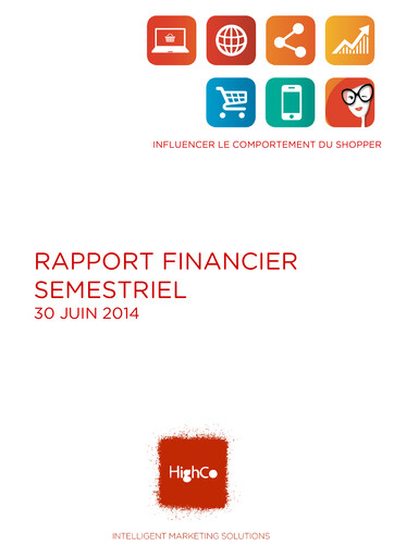 Thumbnail High Co. Half-year Report 2014-h1