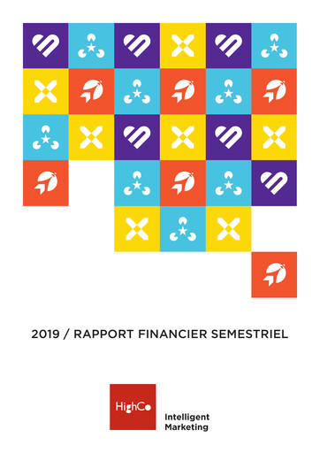 Thumbnail High Co. Half-year Report 2019-h1